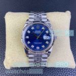 VS 1-1 Swiss Rolex Datejust I Blue Fluted Motif Watch & 72 power reserve